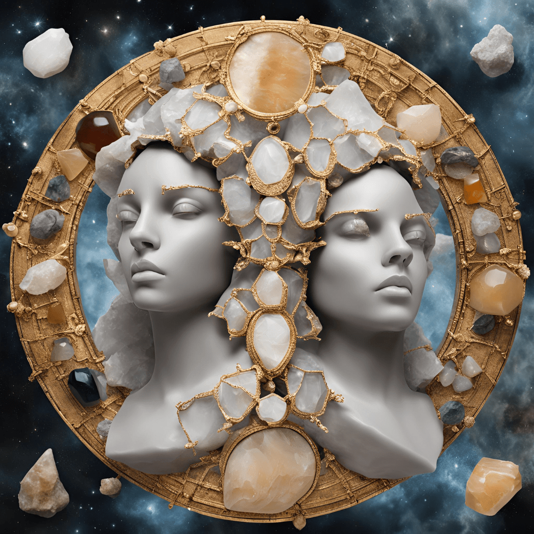 La Doppia Natura dei Gemelli: Bilanciare l'Energia Attraverso i Cristalli