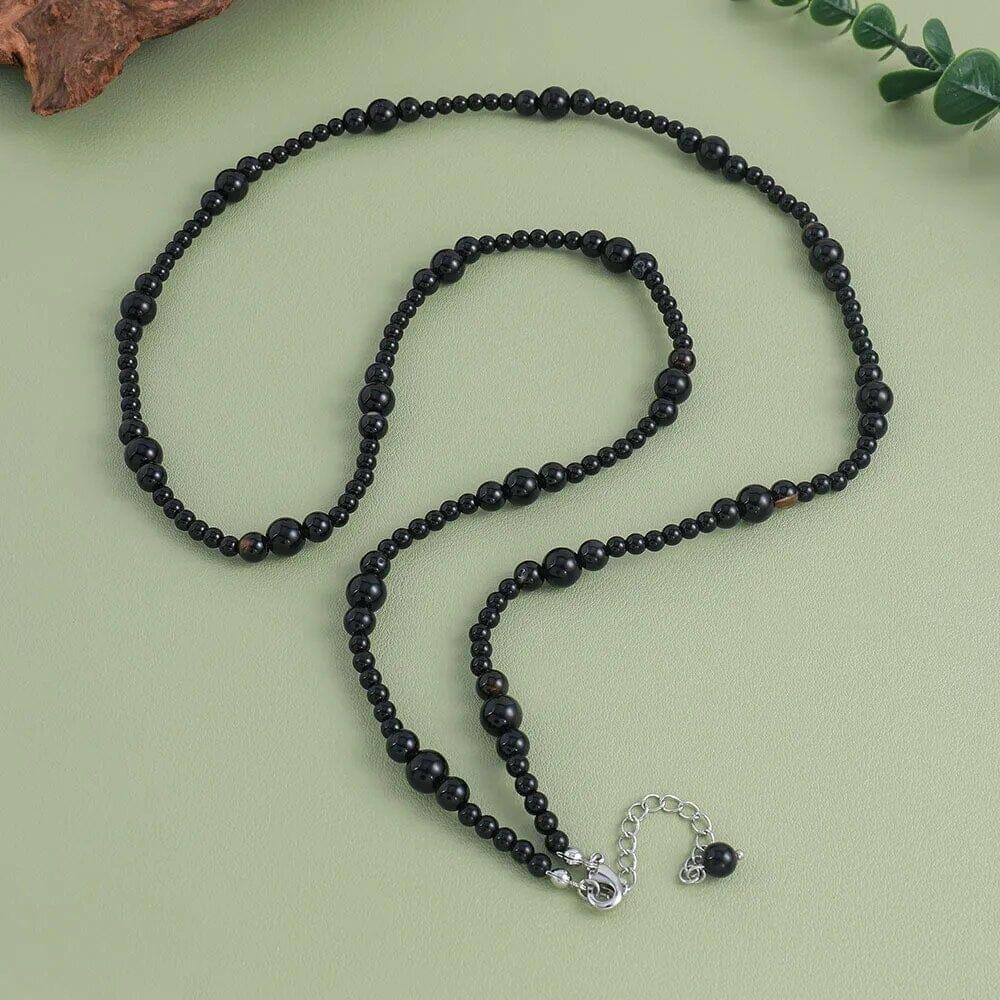 Collana in Agata Nera “Scudo Protettivo”