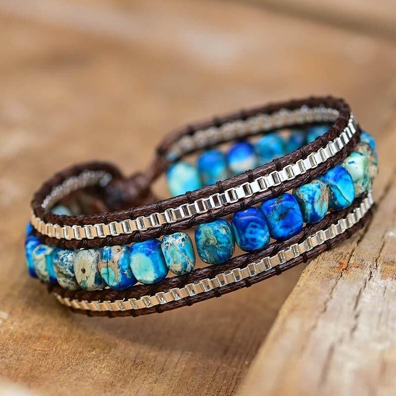 Bracciale in Pietre Naturali "Visione Celestiale"