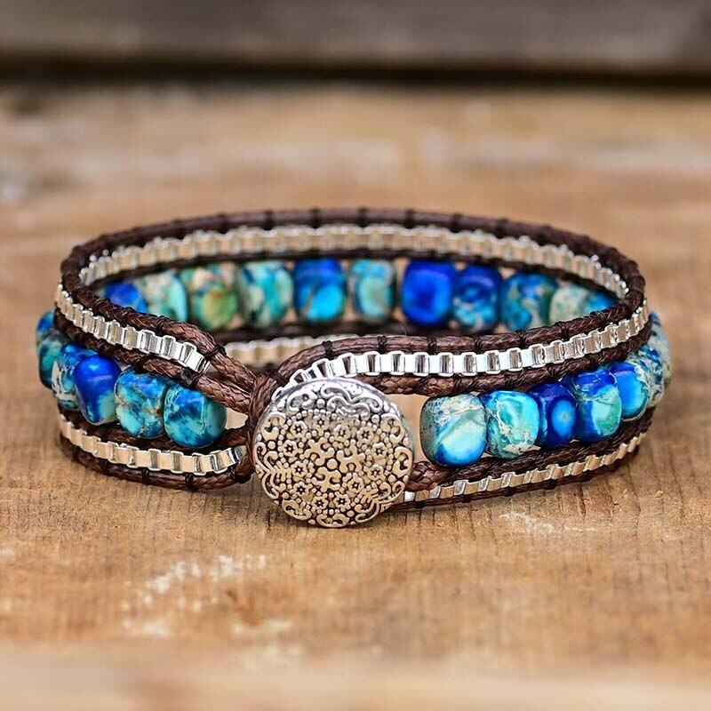 Bracciale in Pietre Naturali "Visione Celestiale"