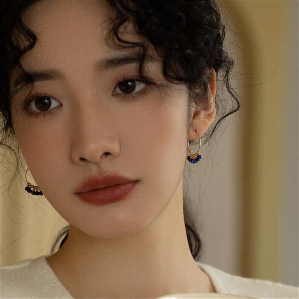 Orecchini "Gocce di Calma" con Kyanite