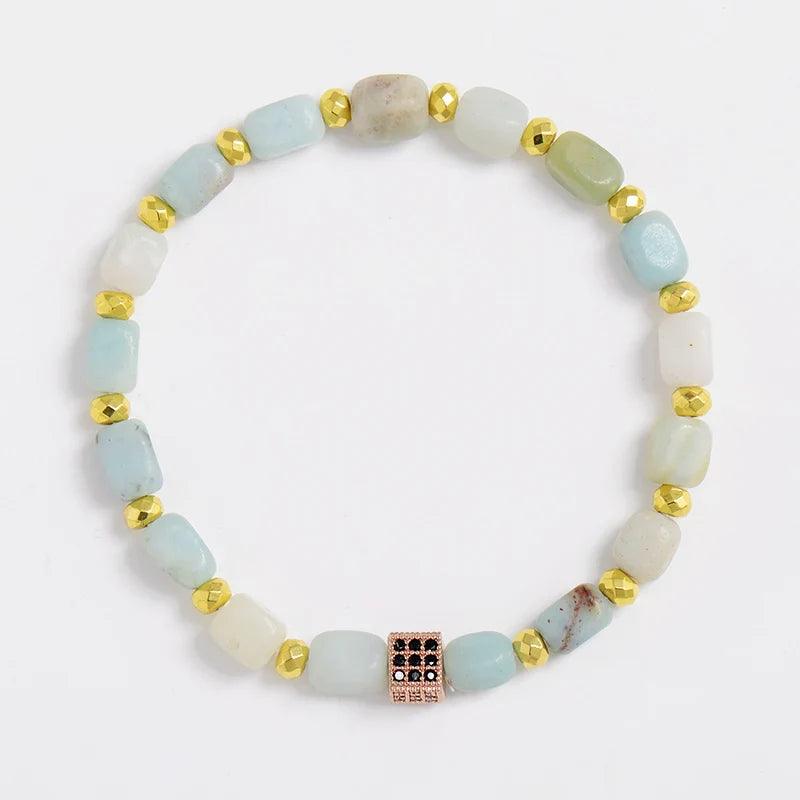 Set di Bracciali in Turchese e Amazzonite “Tesori del Nepal”