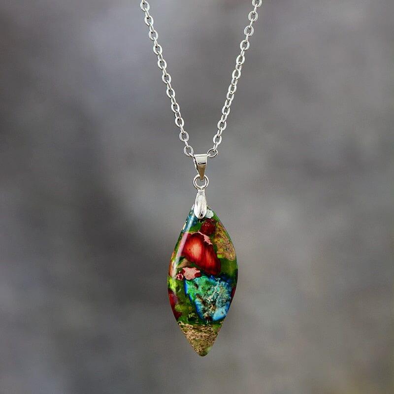 Collana "Fuoco della Passione" in Diaspro