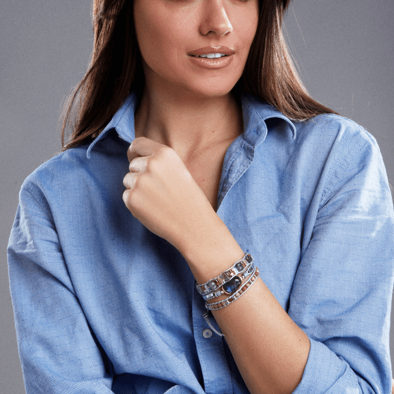 Bracciale di Labradorite "Mistico Cammino di Trasformazione"