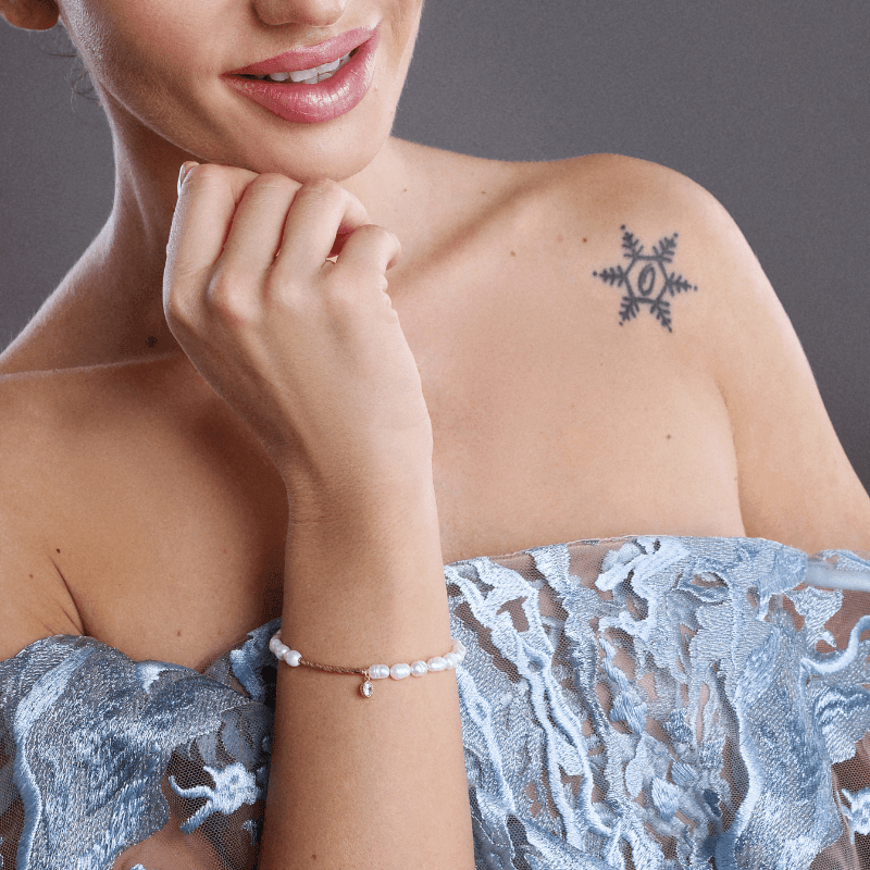 Bracciale in Perle e Zirconi "Eleganza Eterna"