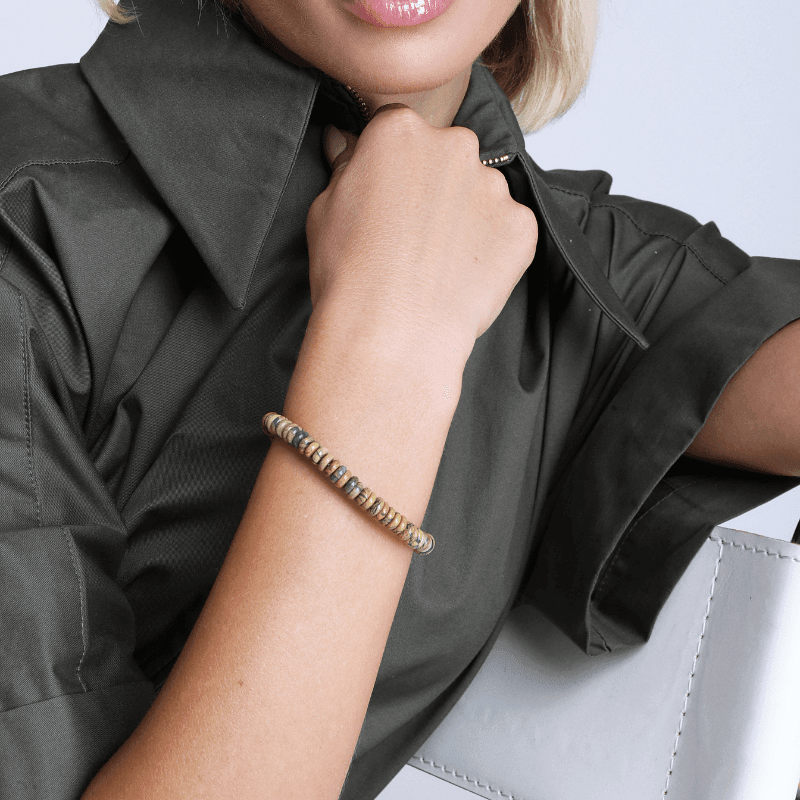 Bracciale "Forza dell'Equilibrio" in Diaspro