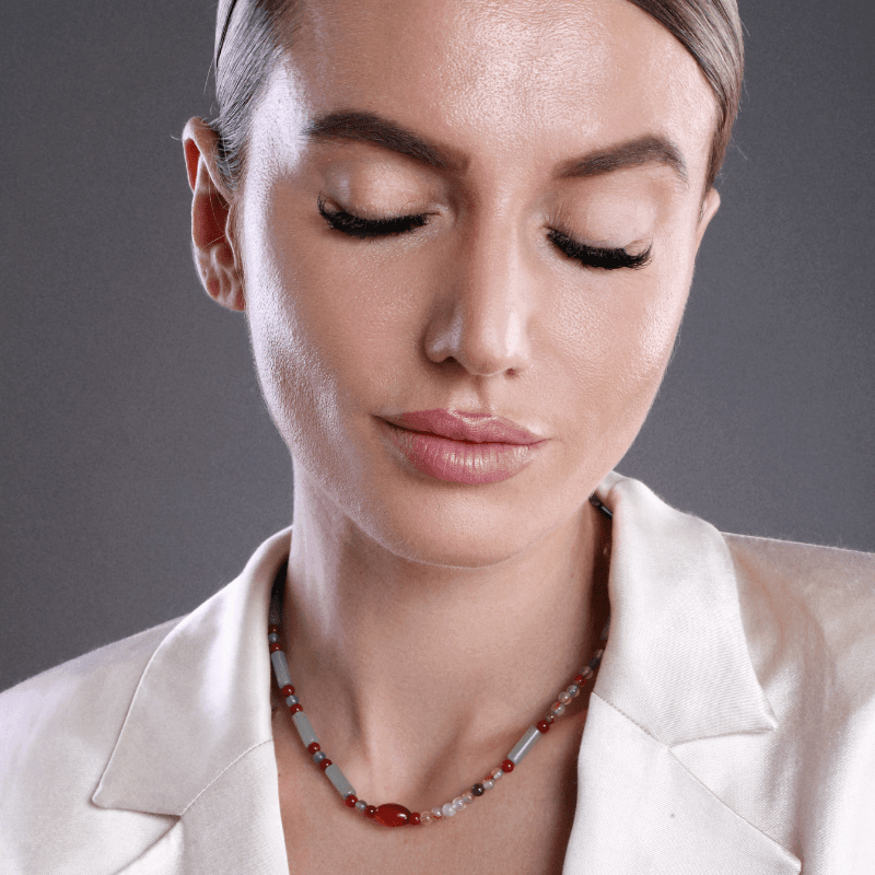 Collana in Avventurina e Agata “Rinascita Energetica”