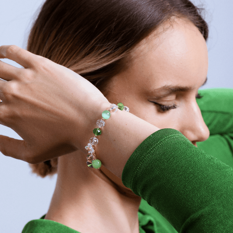 Bracciale "Bagliore di Fortuna" con Occhio di Gatto