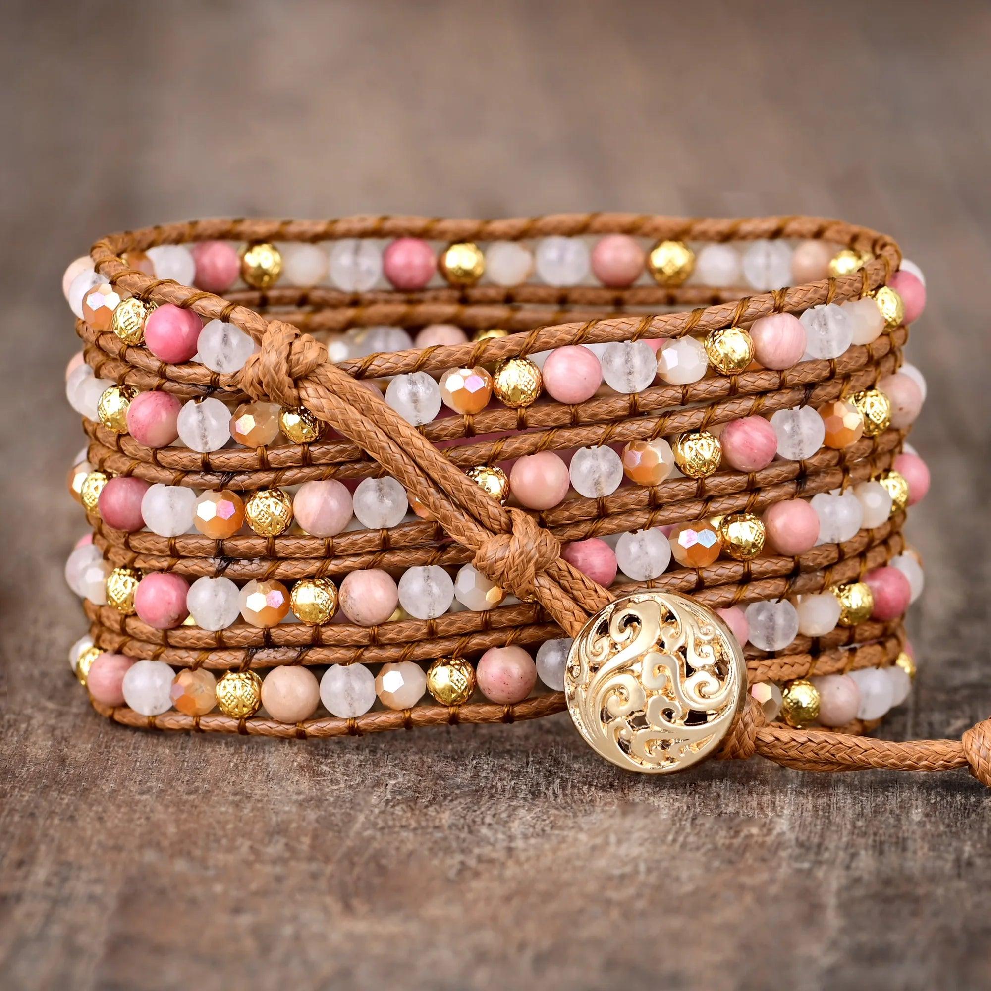 Bracciale di Pietre Naturali "Vitalità Essenziale"