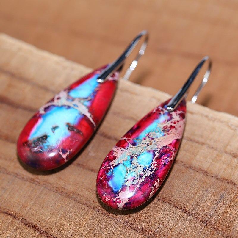 Orecchini "Rinascita" in Diaspro Imperiale