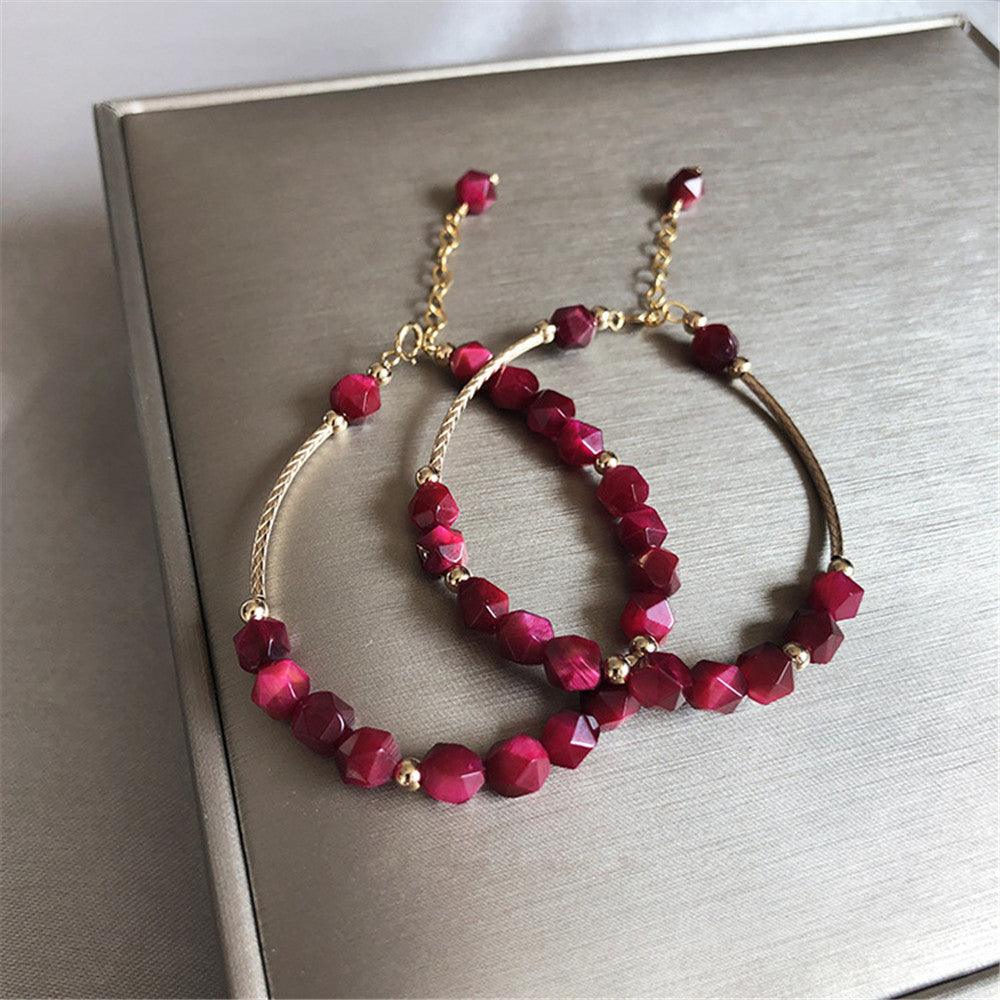 Bracciale con Perline “Scudo Protettivo” in Occhio di Tigre