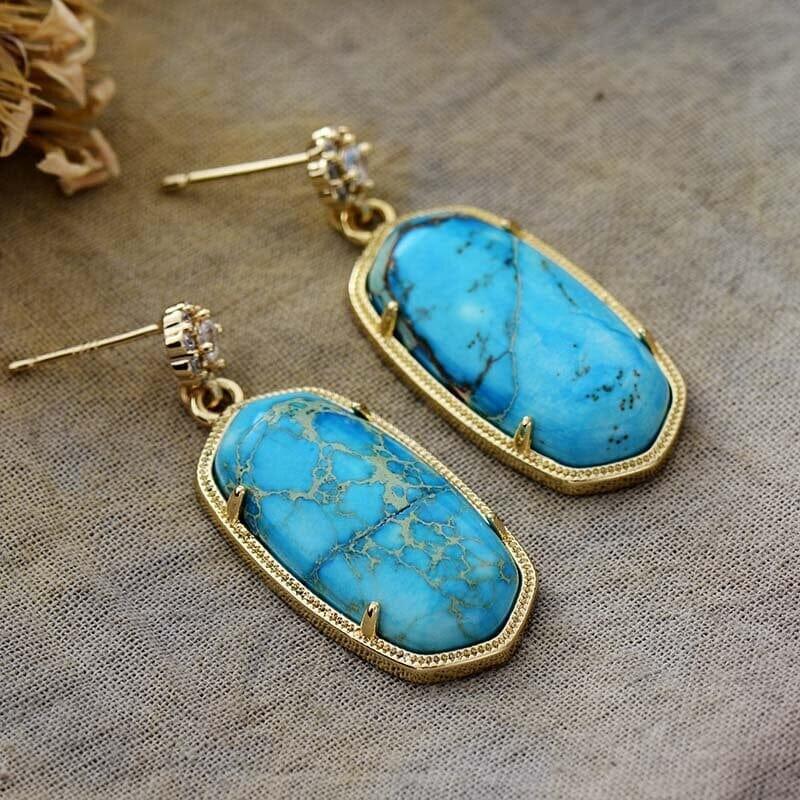 Orecchini "Splendore Raffinato" in Pietre Naturali