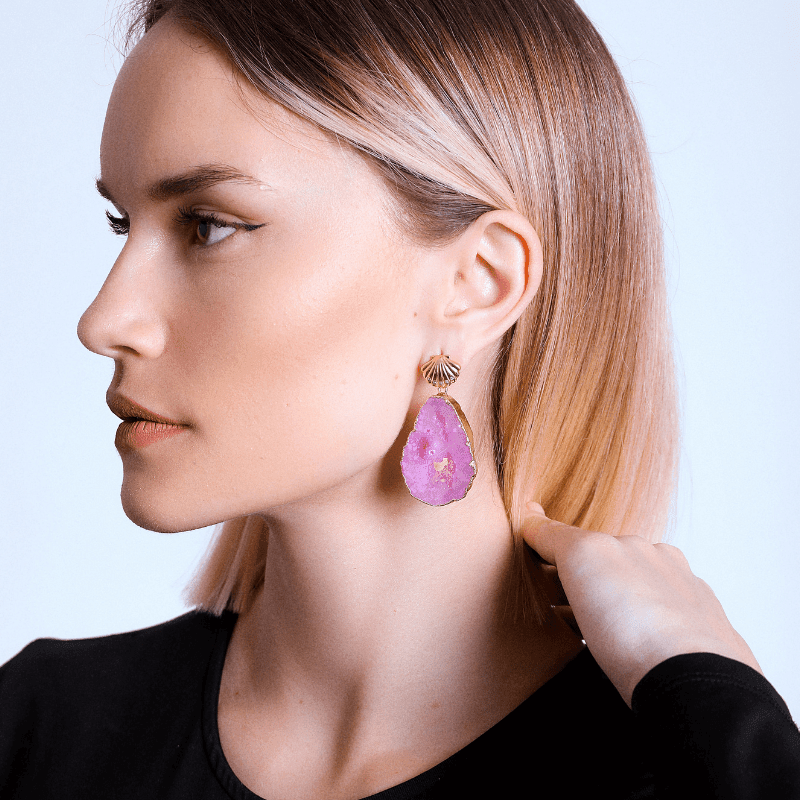 Orecchini "Sirena Incantata" con Cristallo Magico