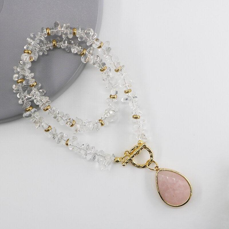 Collana "Rivelazioni di Luce" in Cristallo Naturale