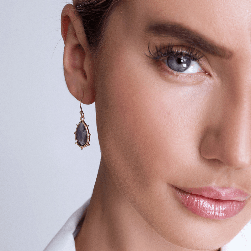 Orecchini "Sinfonia Fluttuante" di Fluorite