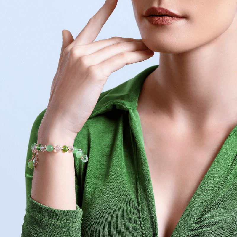 Bracciale "Bagliore di Fortuna" con Occhio di Gatto