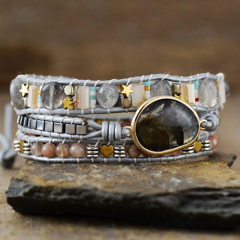 Bracciale di Labradorite "Mistico Cammino di Trasformazione"