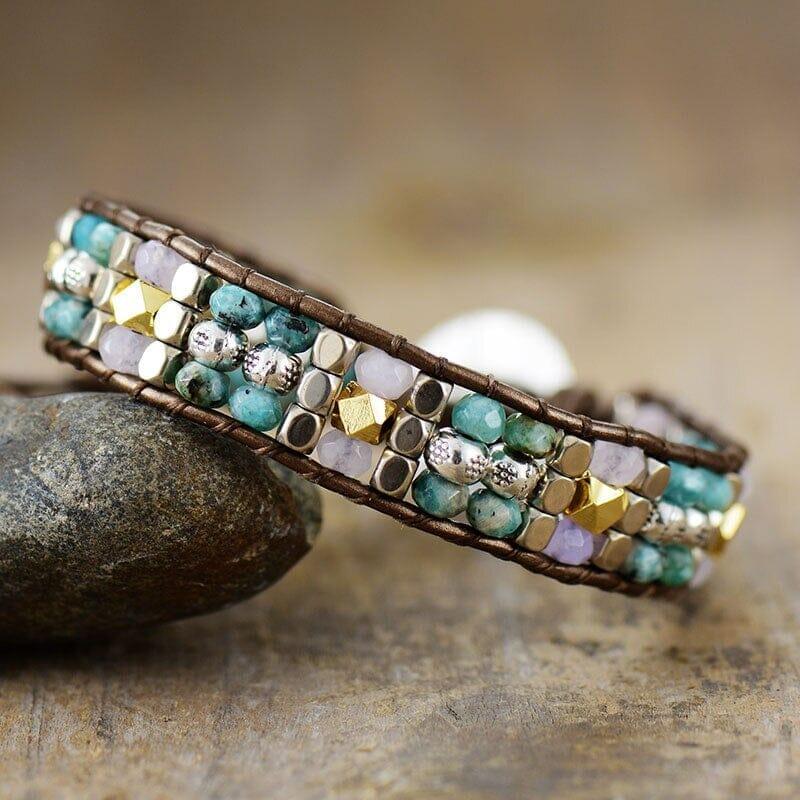 Bracciale di Giada Verde "Allegro Spirito"