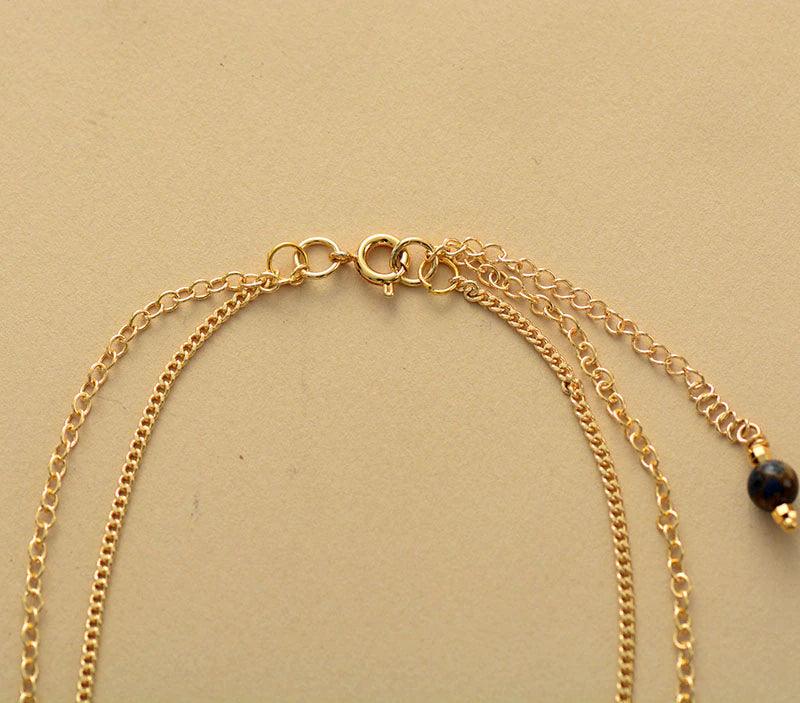 Collana Doppia "Maestosità Terrestre" con Lapislazzuli e Diaspro