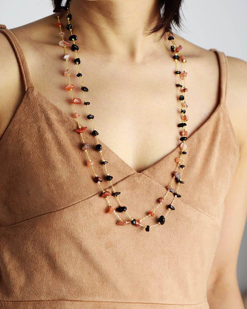 Collana dorata "Melodia Gioiosa"