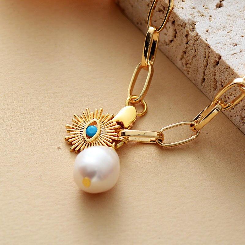 Collana "Difesa e Protezione" con Perla e Talismano