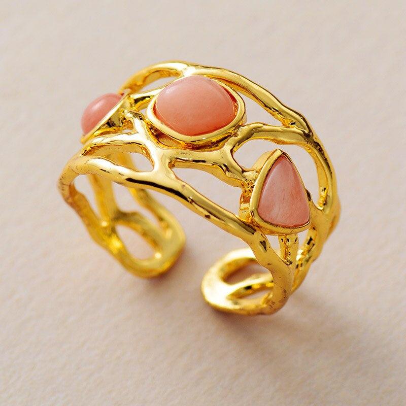 Anello "Forza Curativa" in Turchese e Giada