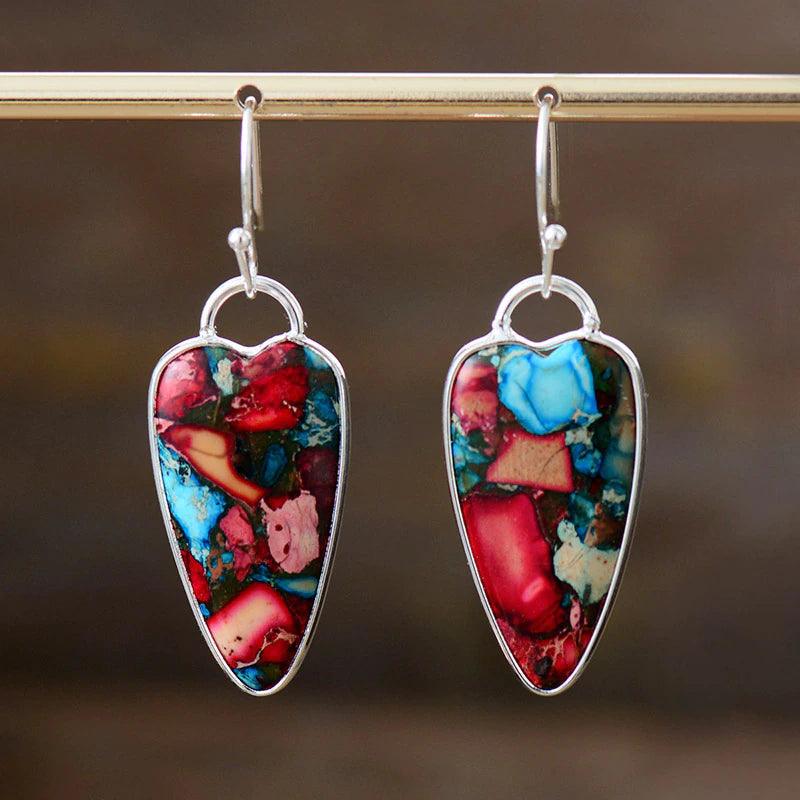 Orecchini "Petali di Diaspro"