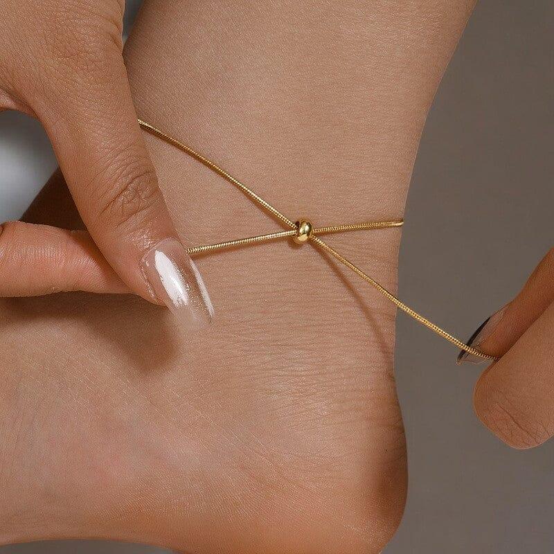 Cavigliera Regolabile "Splendore Dorato"