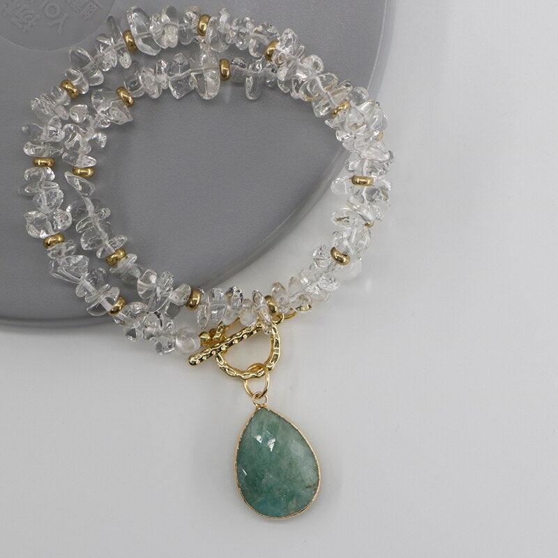 Collana "Rivelazioni di Luce" in Cristallo Naturale