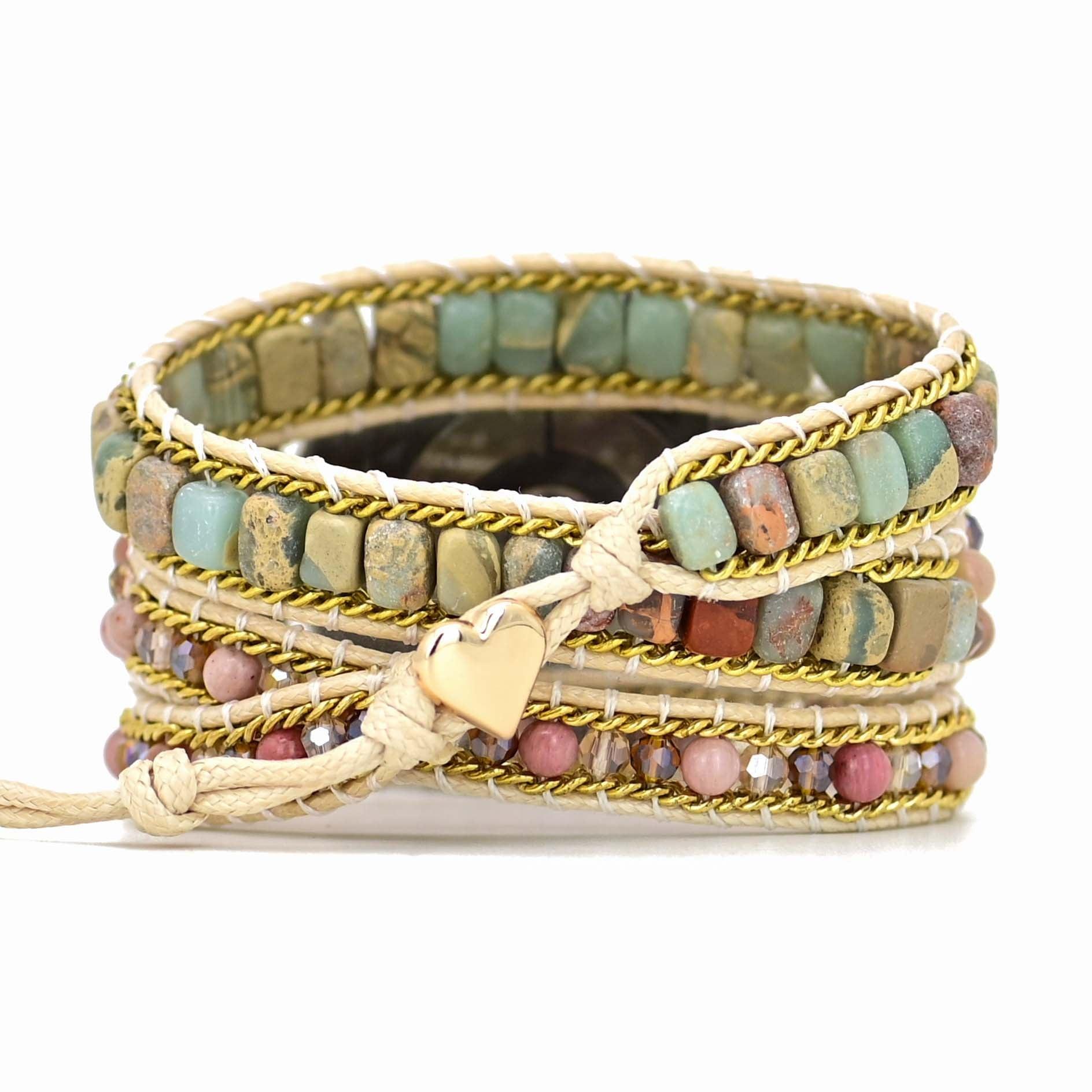 Cinturino "Splendore Regale" in Agata e Diaspro