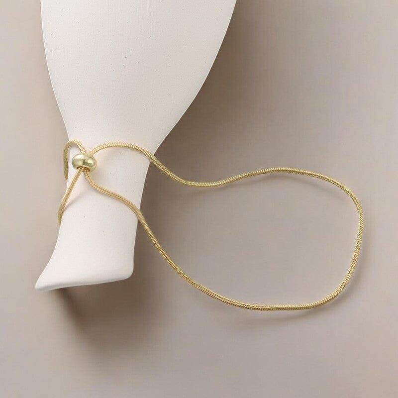 Cavigliera Regolabile "Splendore Dorato"