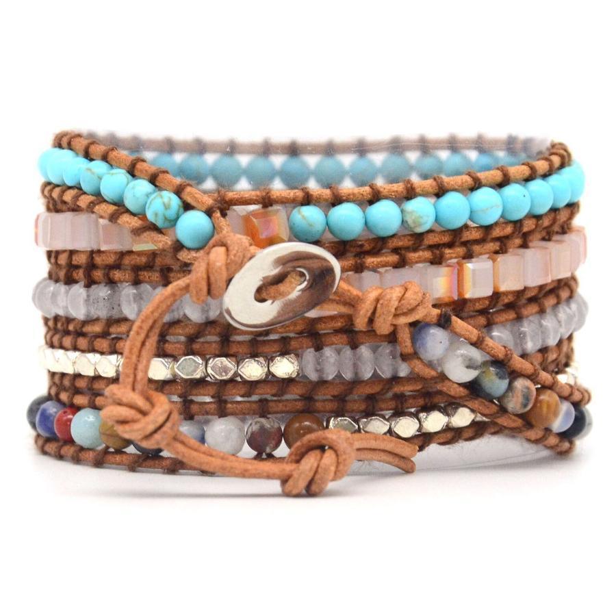 Bracciale "Abbraccio Terrestre" con Diaspro Avvolgente