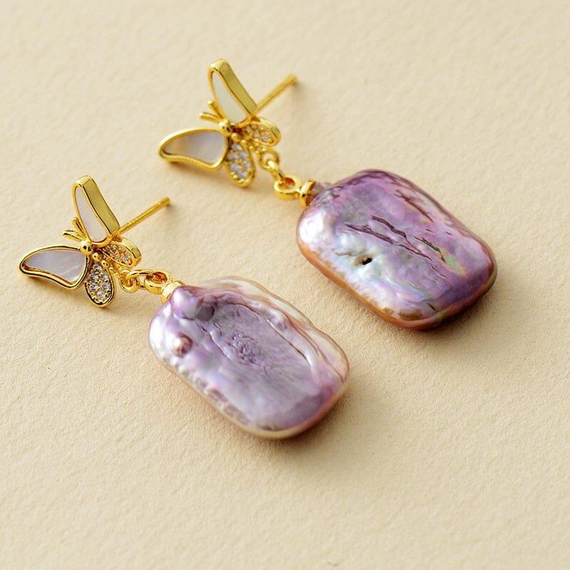 Orecchini "Brillanti Sogni" con Perle di Acqua Dolce