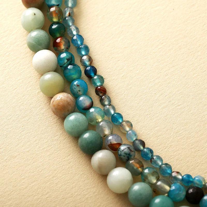 Collana di Pietre Naturali "Fusione Spirituale"