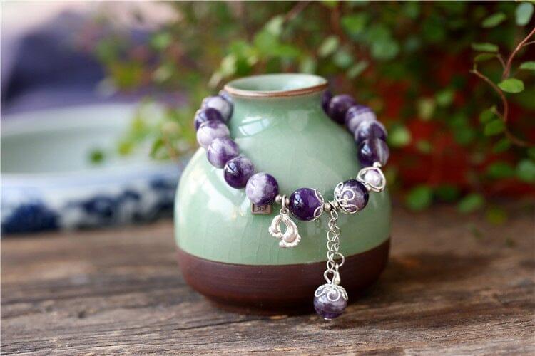 Bracciale "Calma Naturale" in Ametista