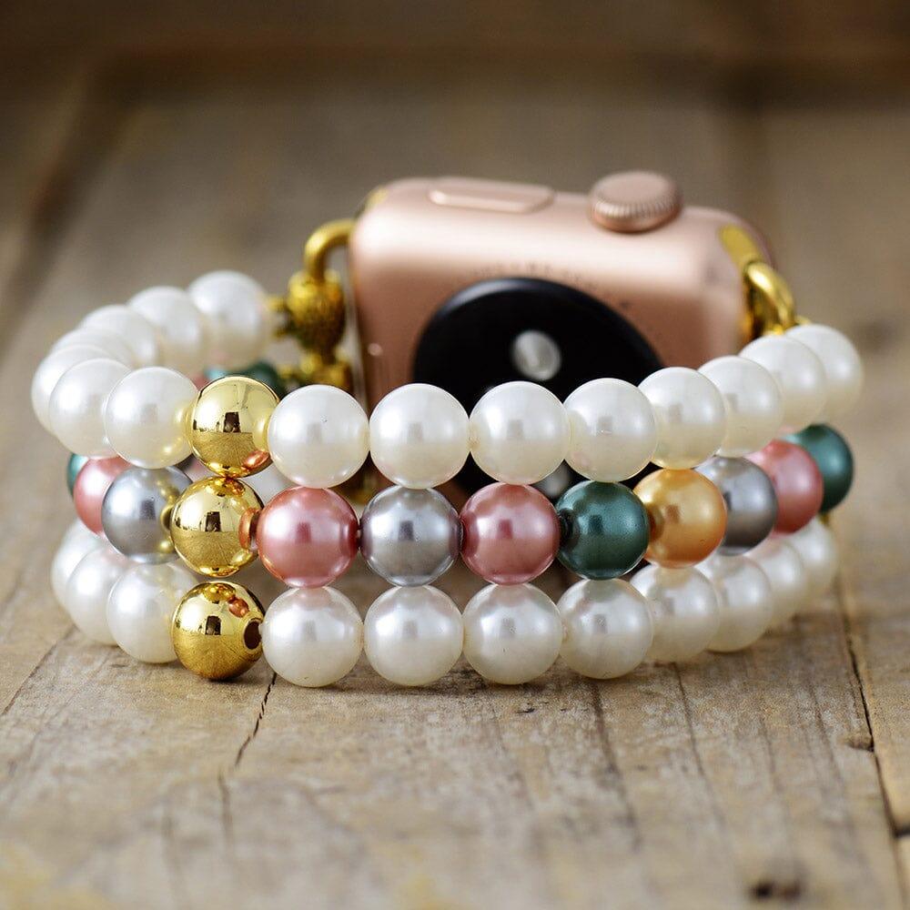 Cinturino per Smart Watch in Perle “Essenza Divina”