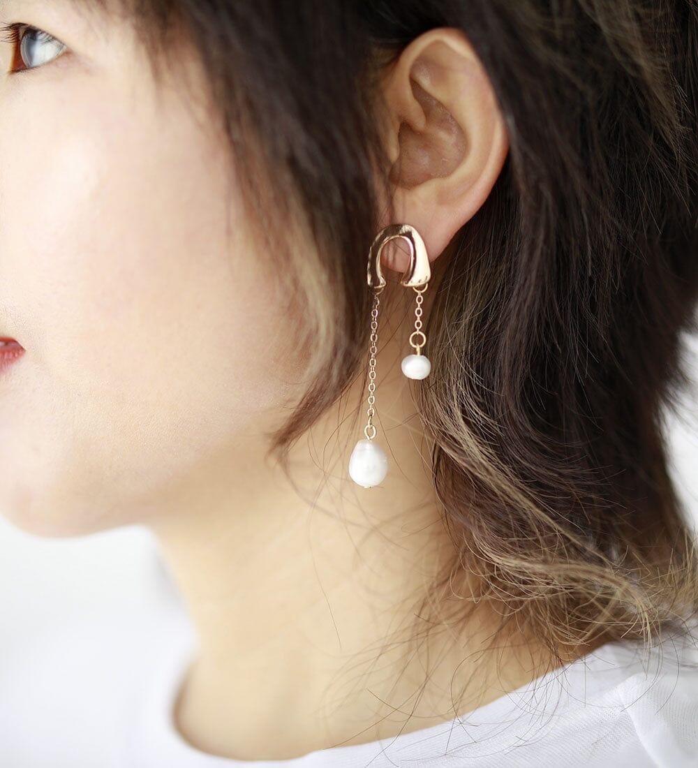 Orecchini “Sogni Dorati” in Perle e Apatite