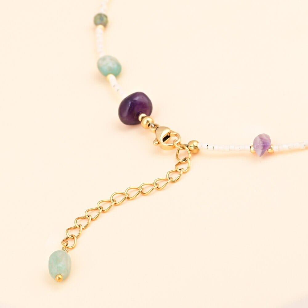 Collana “Essenza d’Amore Eterna” con Cuore in Pietra Naturale