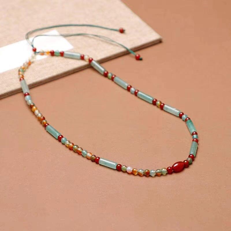 Collana in Avventurina e Agata “Rinascita Energetica”