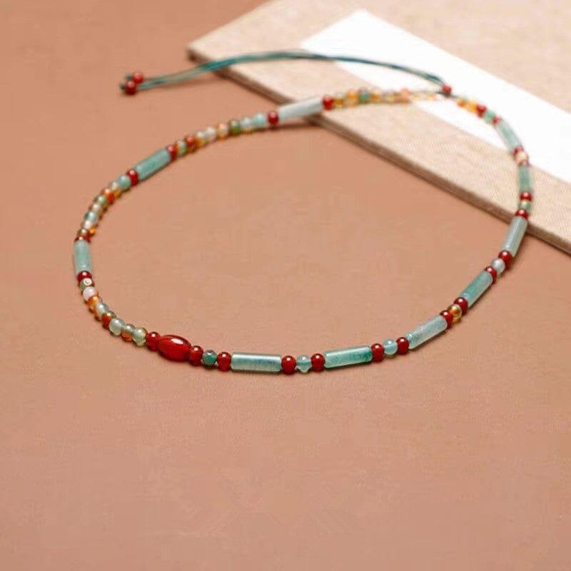 Collana in Avventurina e Agata “Rinascita Energetica”