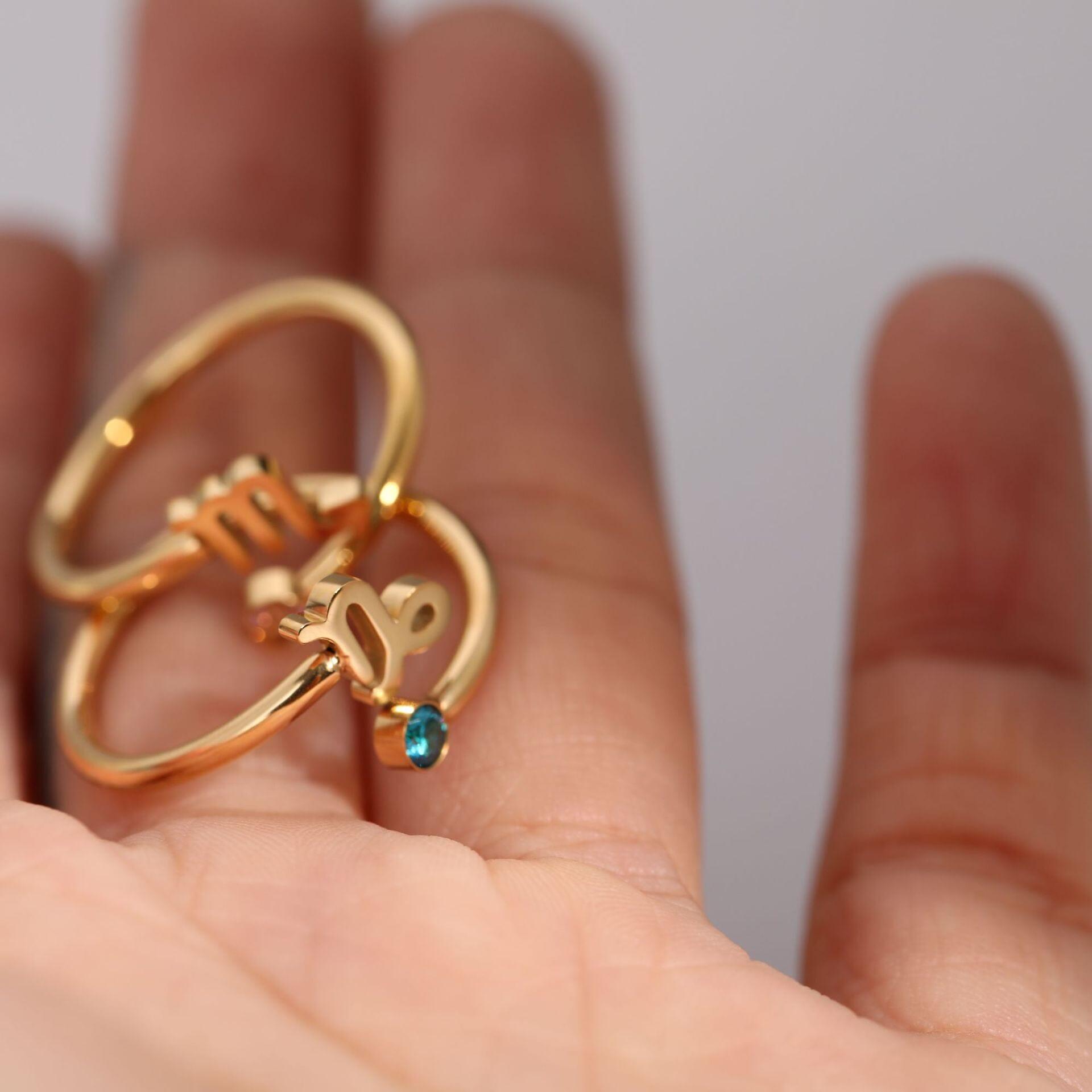 Anello in Oro "Armonia Zodiacale"