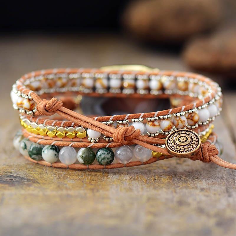 Bracciale "Difesa Selvaggia" in Agata Indomabile