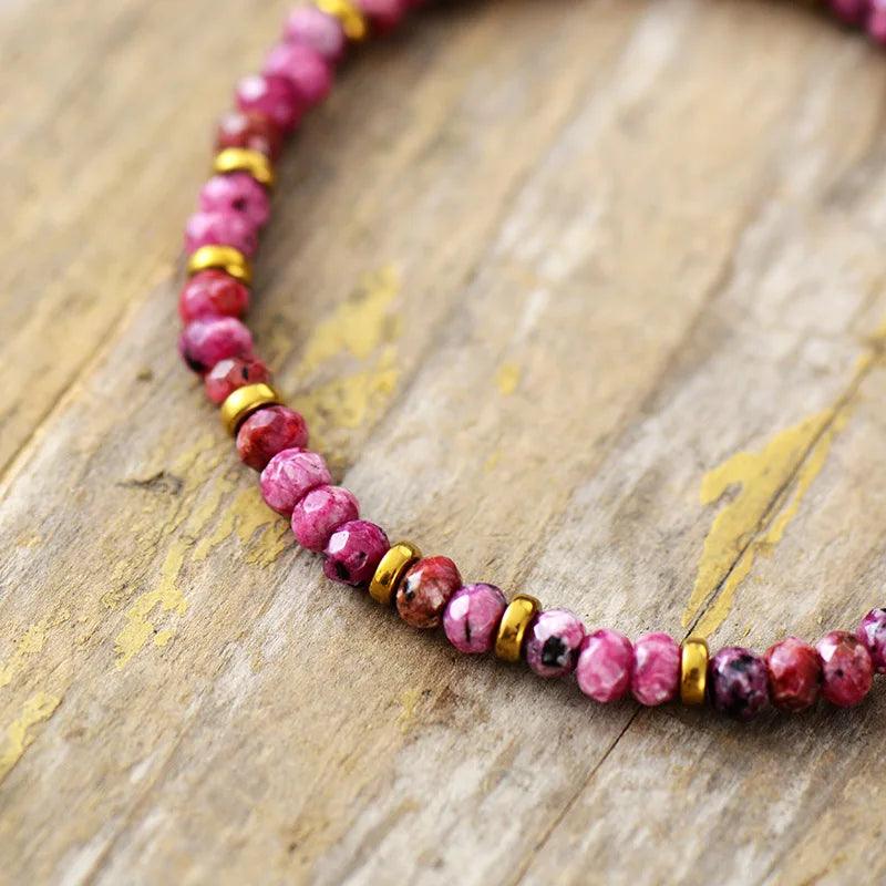 Bracciali in Giada Arrossata “Serenità Profonda”