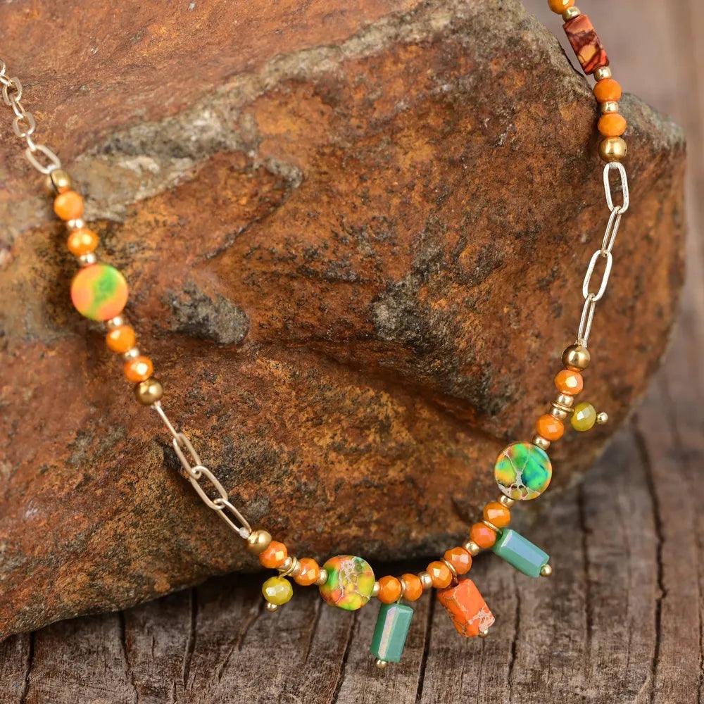 Collana in Diaspro “Misteri Nutritivi”