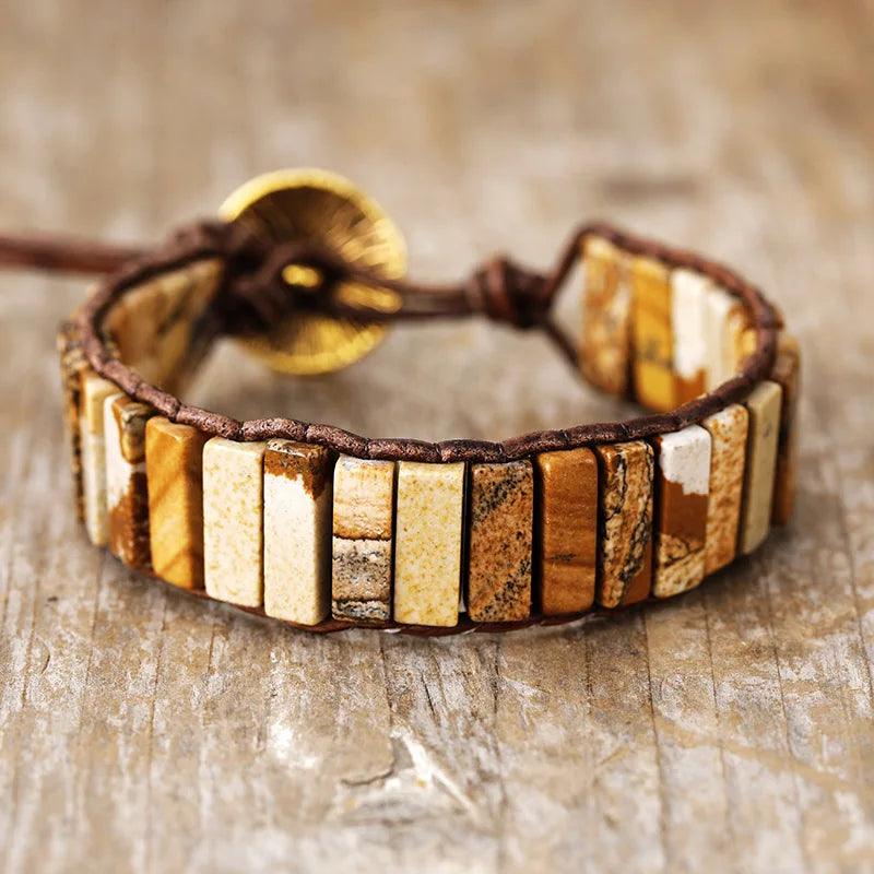 Bracciale con Pietre Naturali "Abbraccio Elementale"