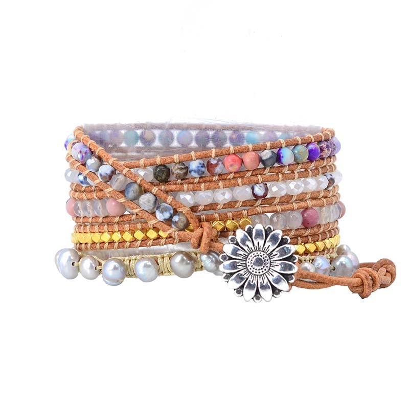 Braccialetto "Energia di Guarigione" in Tormalina Rosa