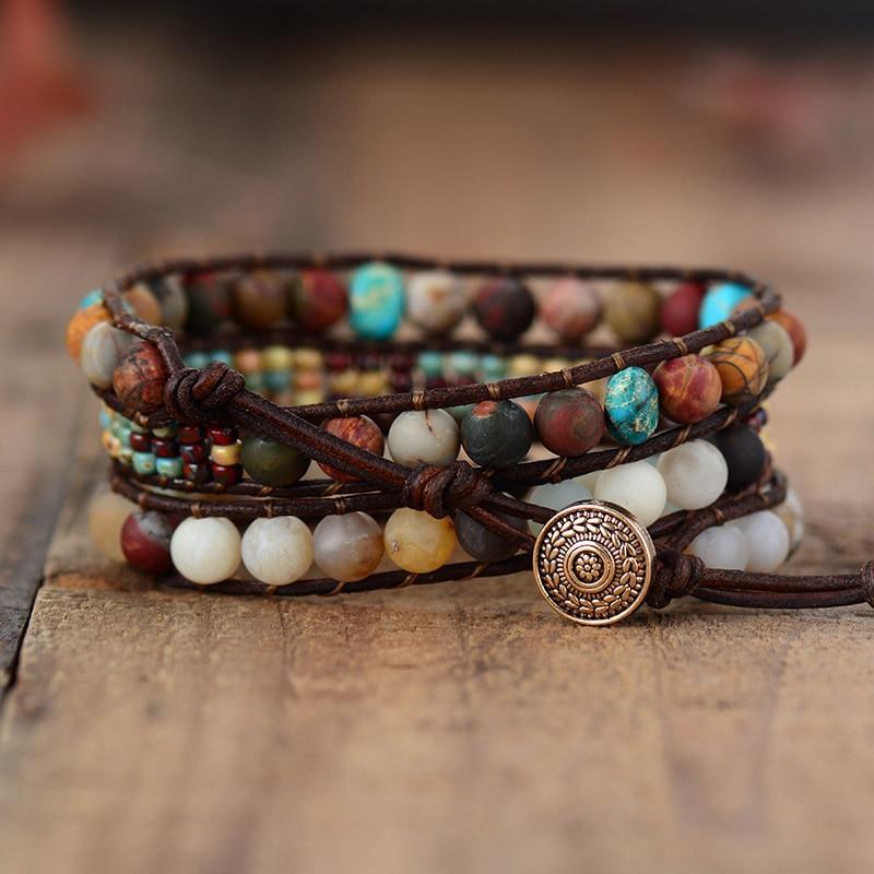 Braccialetto Vintage con Diaspro Antico