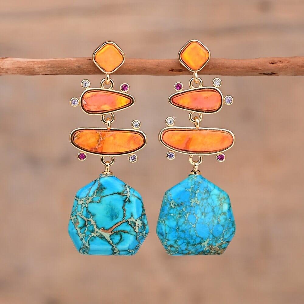 Orecchini "Beatitudine Incantata" in Rodocrosite