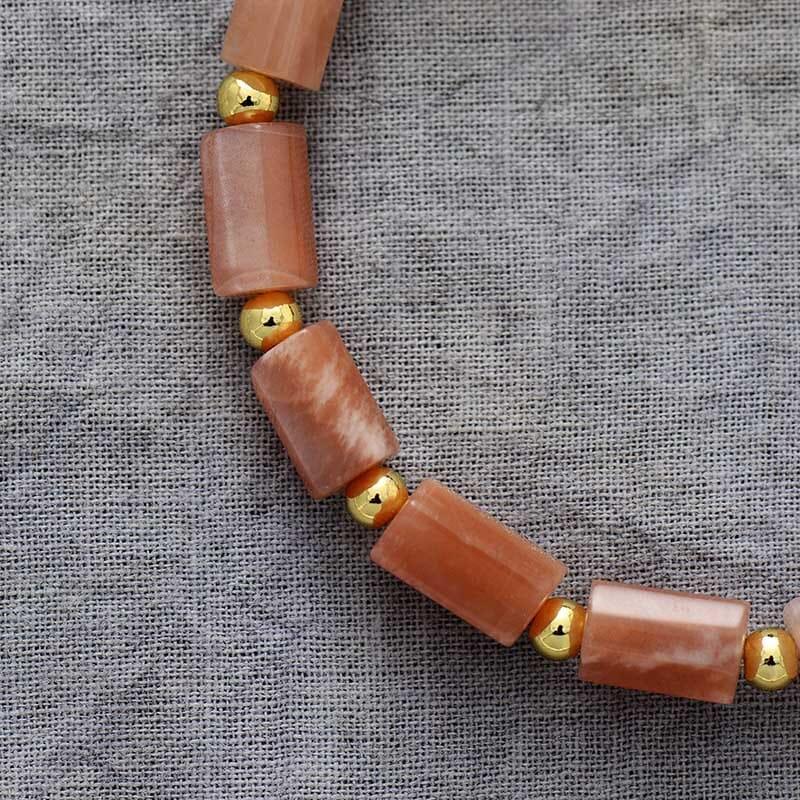 Bracciale "Fiamma dell'Eleganza" in Agata Rossa