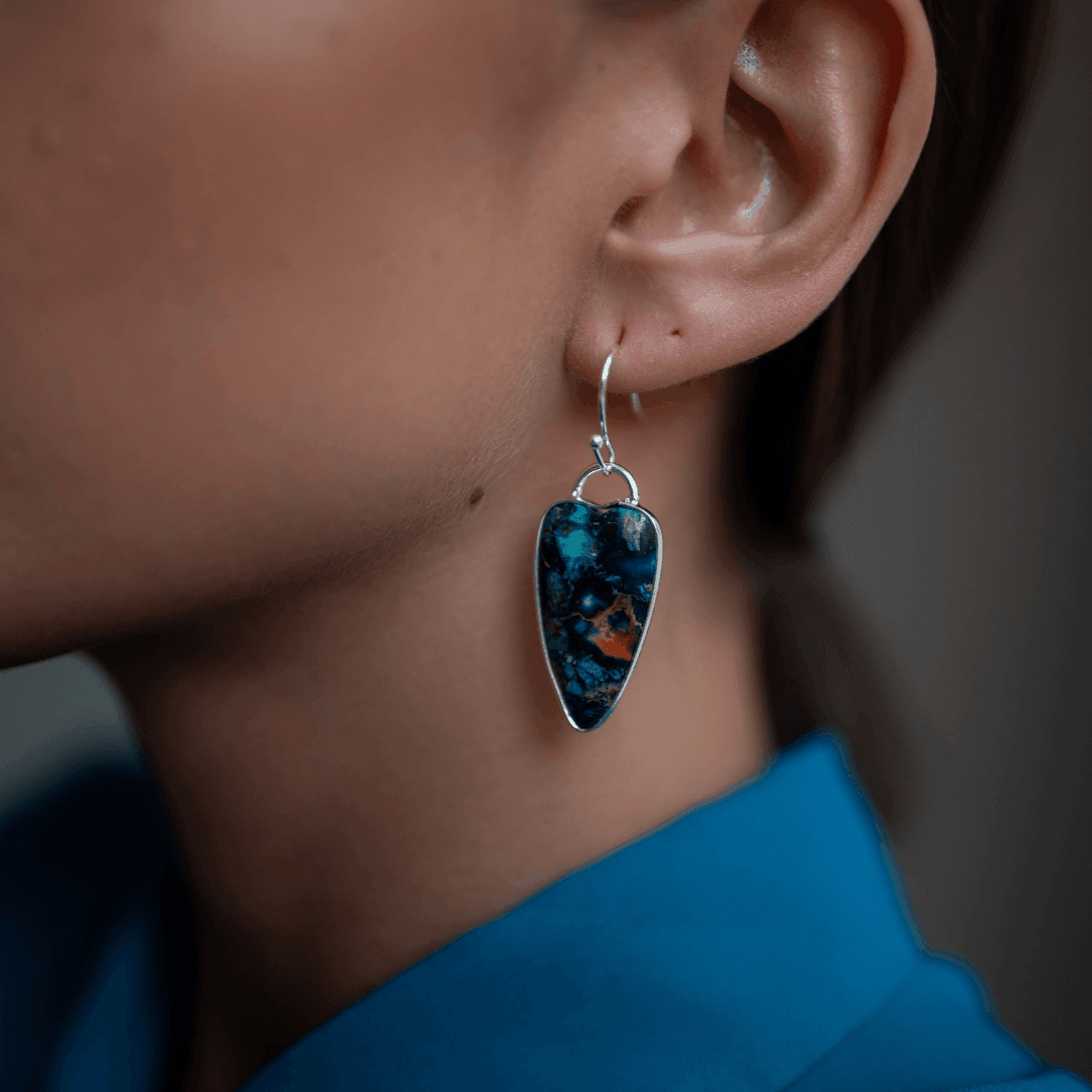 Orecchini "Petali di Diaspro"